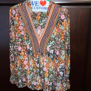 Anthropologie Blink Stephanie long top